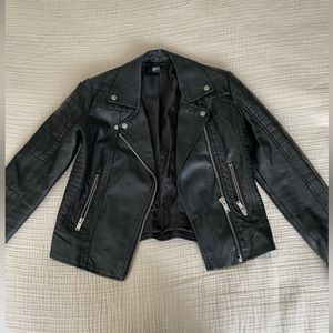 Faux Leather Jacket